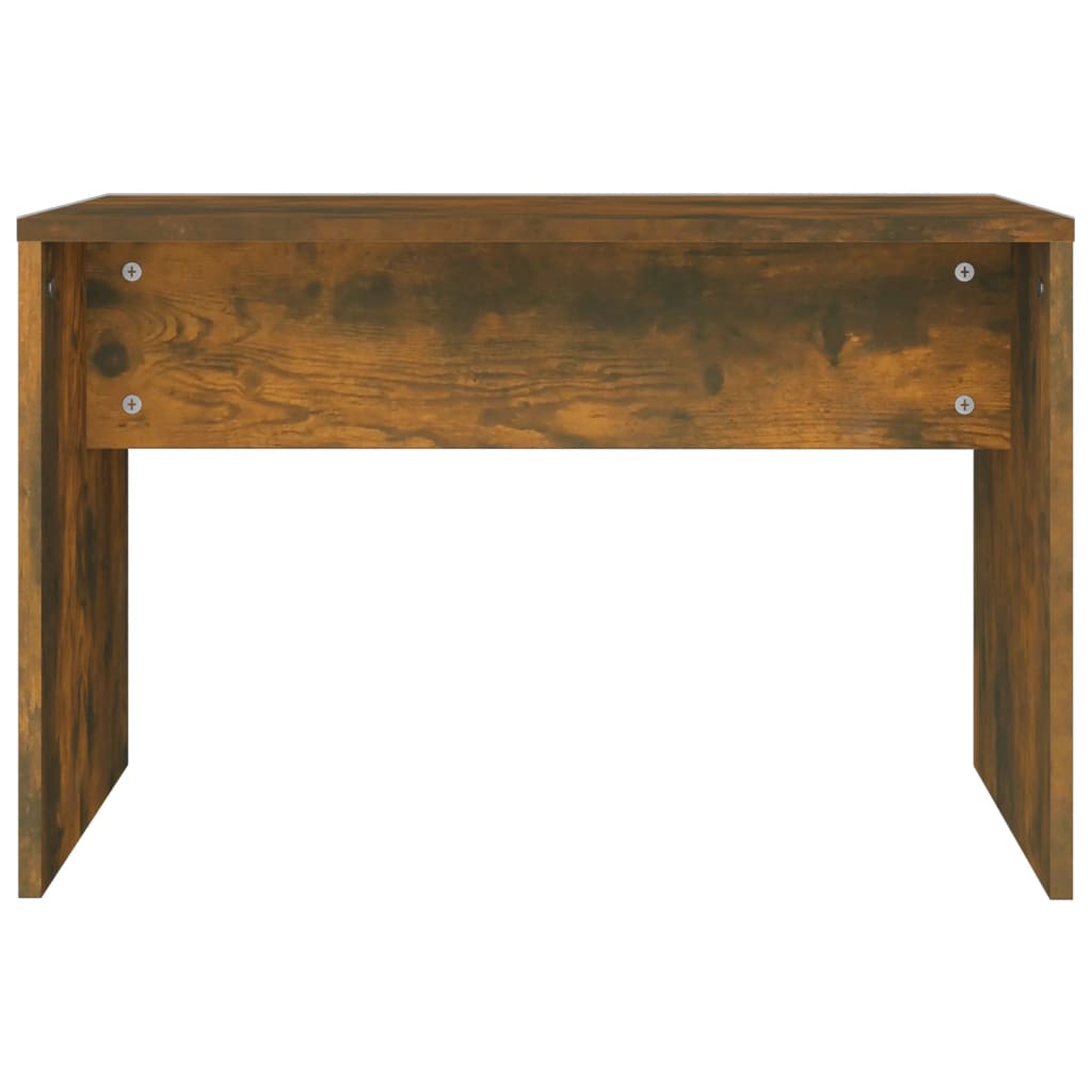vidaXL Zestaw z toaletką, przydymiony dąb, 86,5 x 35 x 136 cm