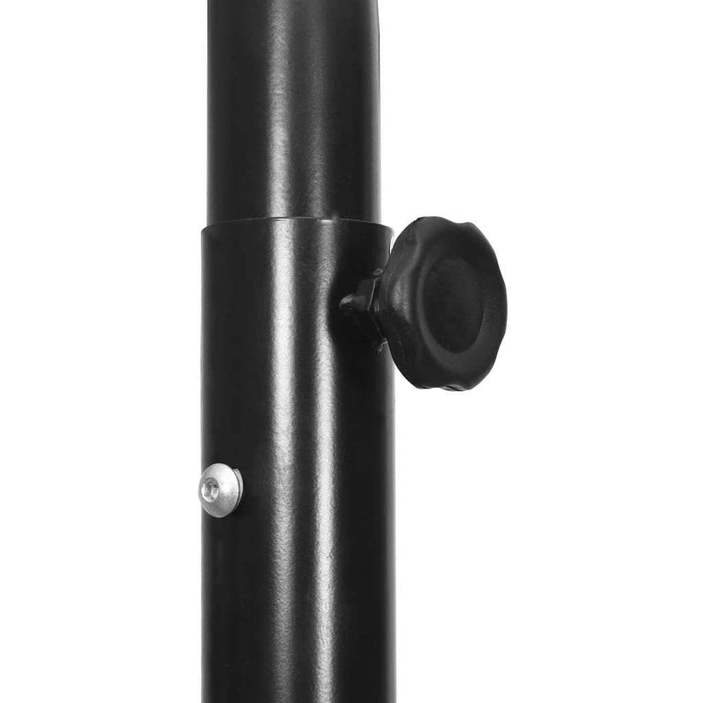 vidaXL Stojak do koszykówki z przezroczystą tablicą, 280-350 cm,