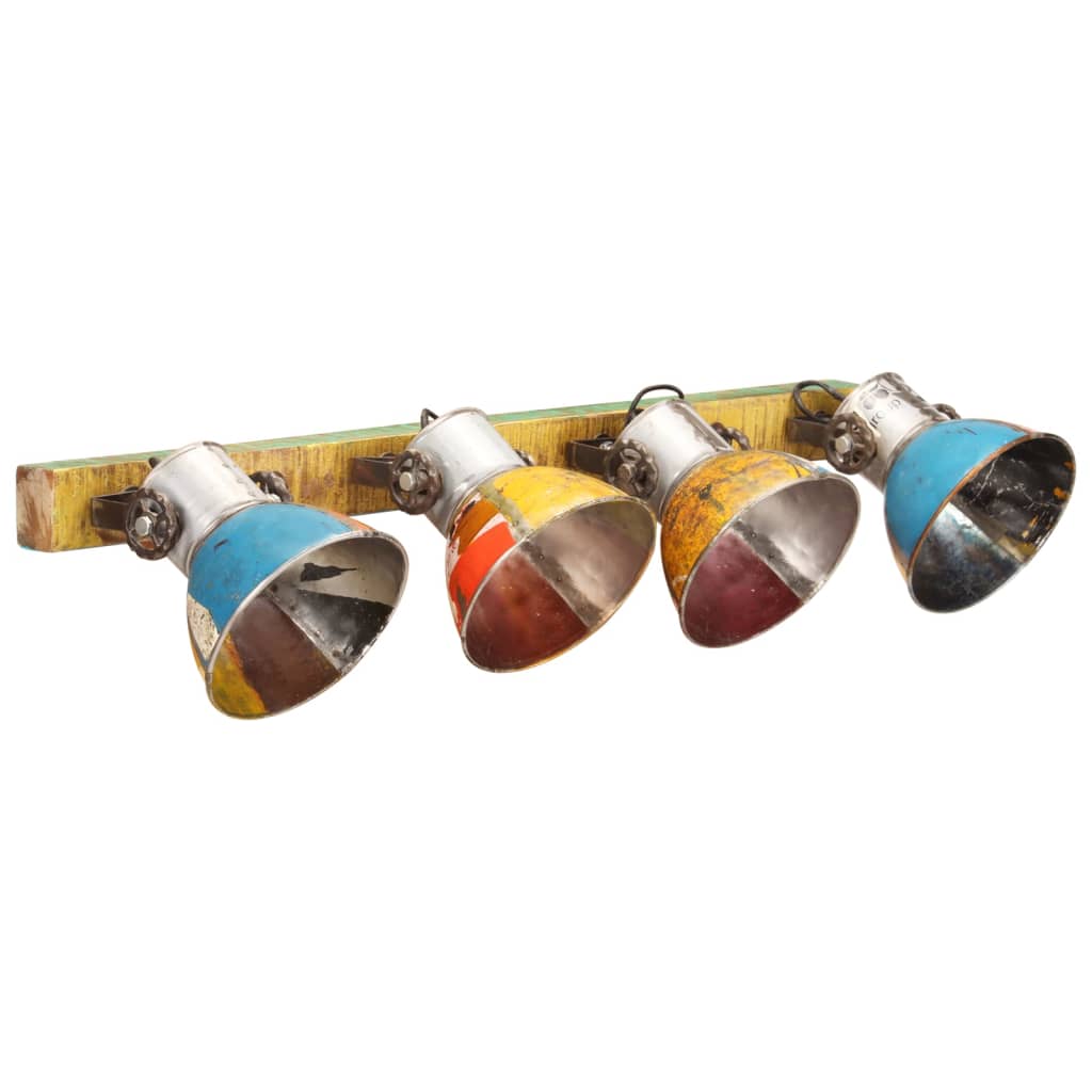vidaXL Industrialna lampa ścienna, kolorowa, 90x25 cm, E27