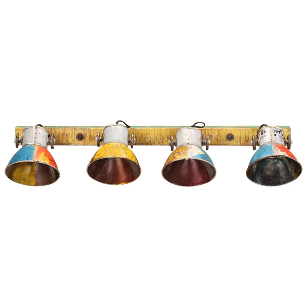 vidaXL Industrialna lampa ścienna, kolorowa, 90x25 cm, E27