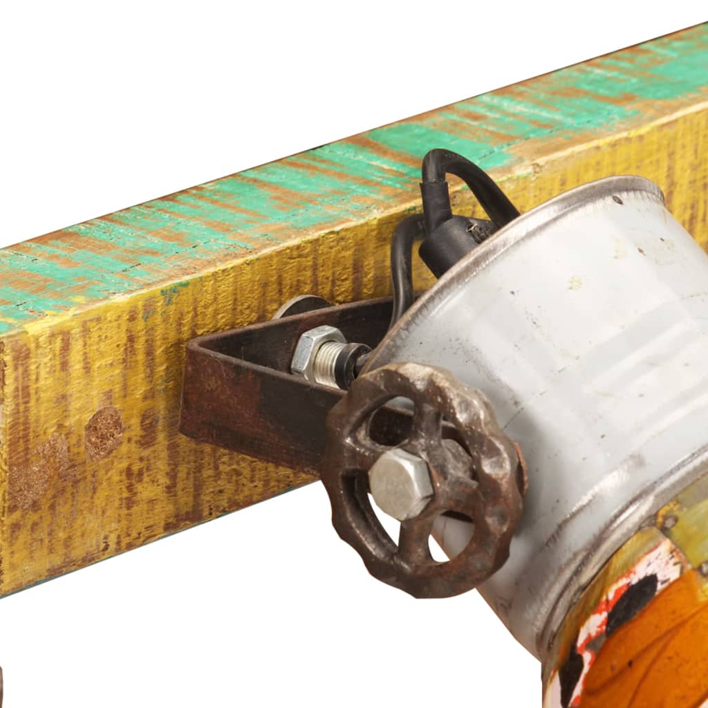 vidaXL Industrialna lampa ścienna, kolorowa, 90x25 cm, E27