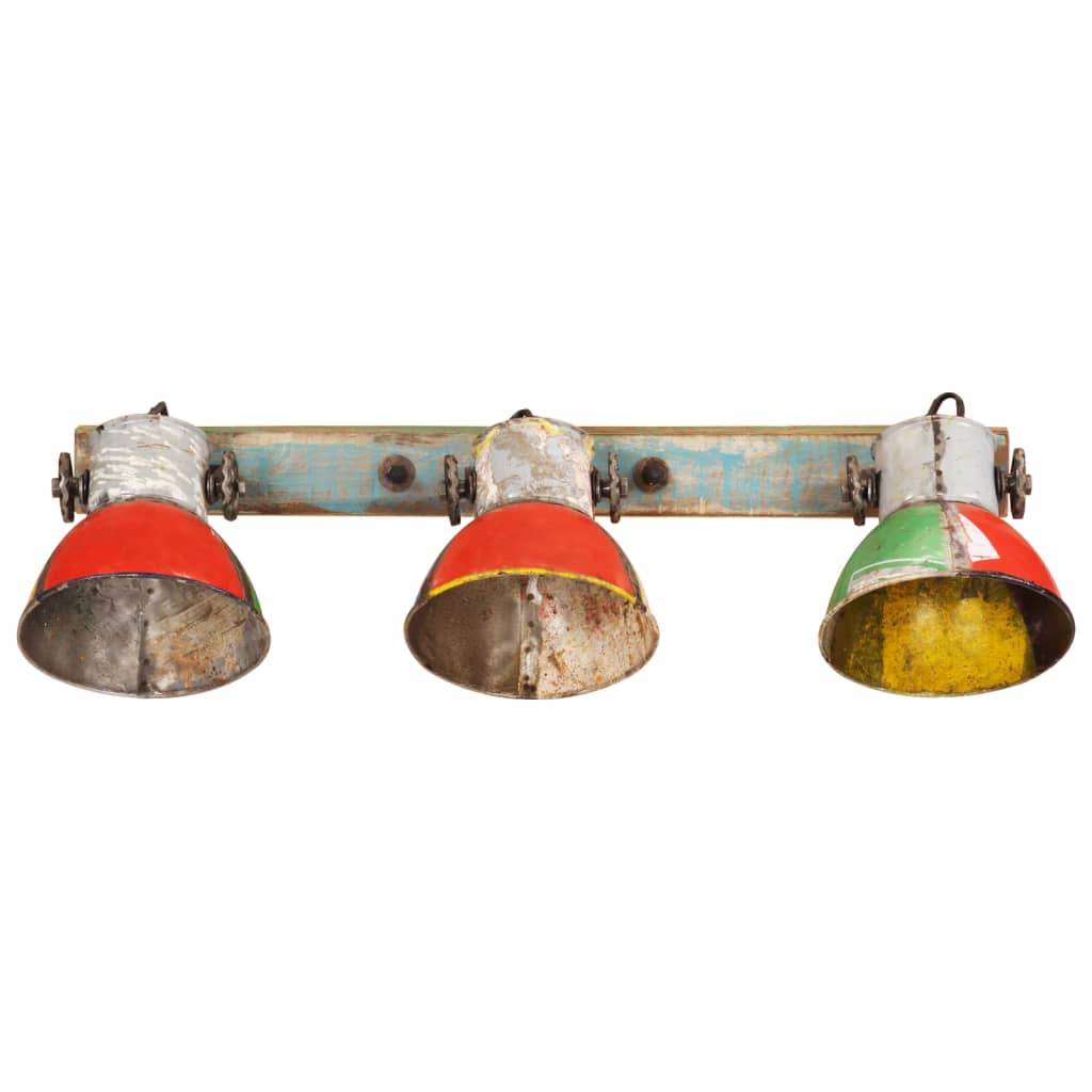 vidaXL Industrialna lampa ścienna, kolorowa, 65x25 cm, E27