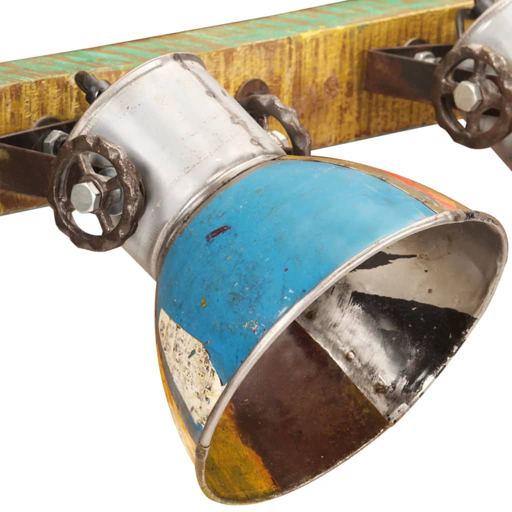 vidaXL Industrialna lampa ścienna, kolorowa, 65x25 cm, E27