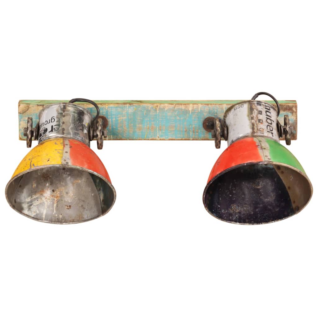 vidaXL Industrialna lampa ścienna, kolorowa, 45x25 cm, E27