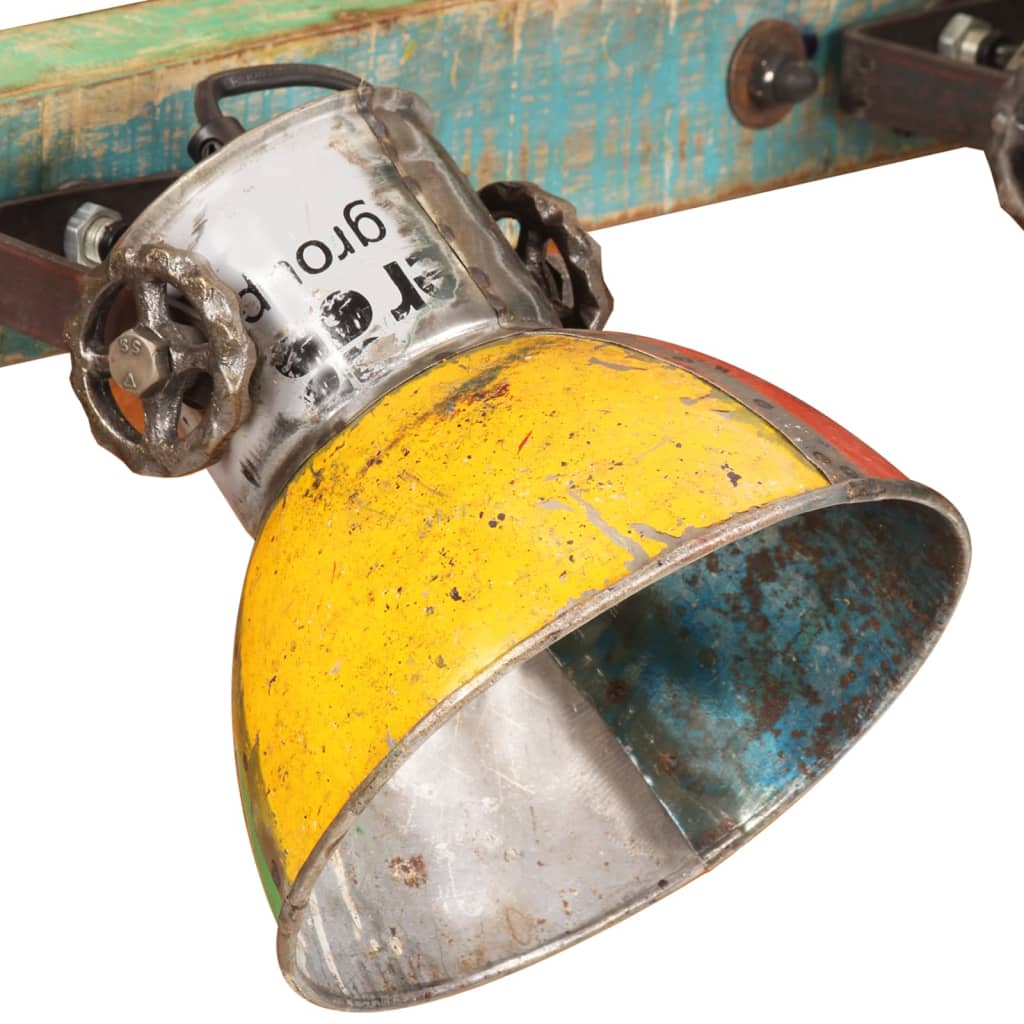 vidaXL Industrialna lampa ścienna, kolorowa, 45x25 cm, E27