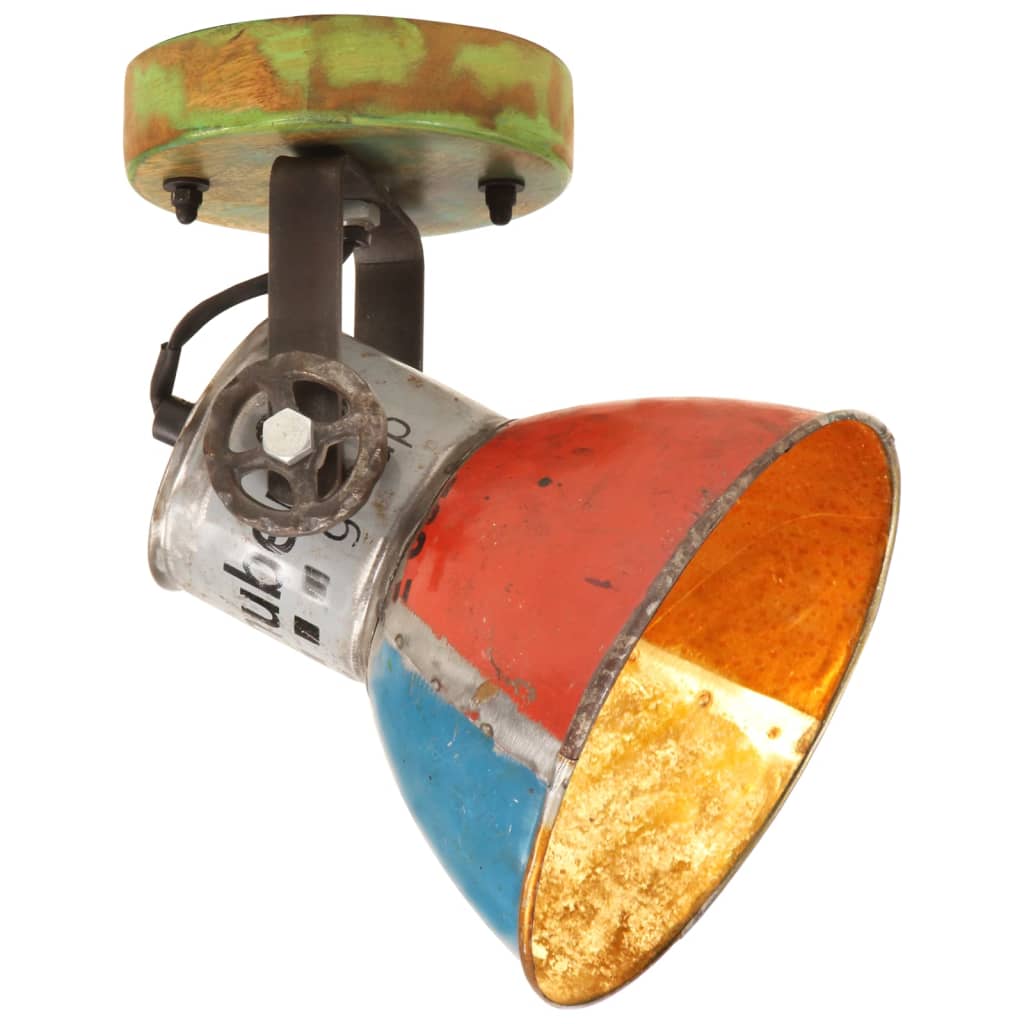 vidaXL Industrialne lampy ścienne/sufitowe, 2 szt, 17x24 cm, E27