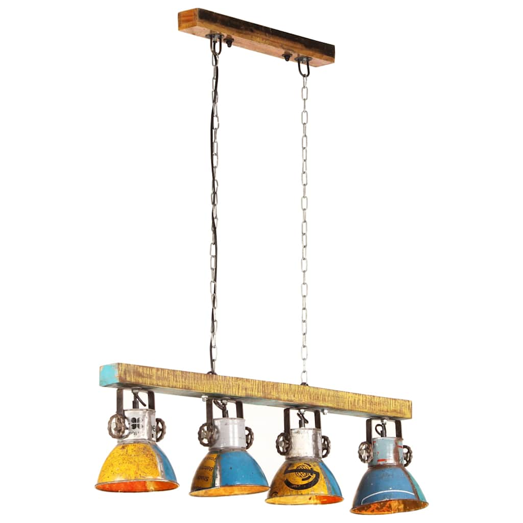vidaXL Industrialna lampa sufitowa, 25 W, kolorowa, 111 cm, E27