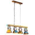 vidaXL Industrialna lampa sufitowa, 25 W, kolorowa, 111 cm, E27