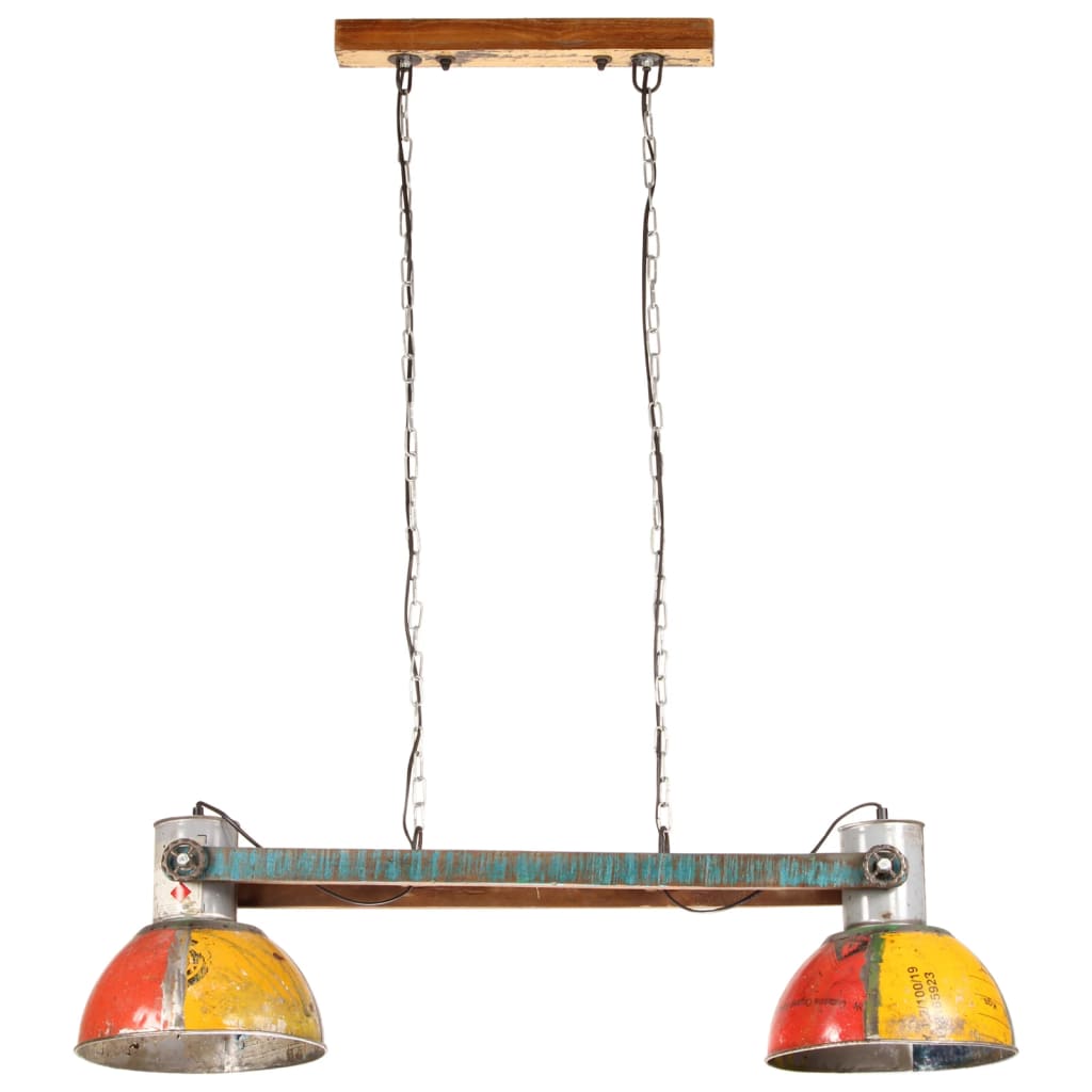 vidaXL Industrialna lampa wisząca, 25 W, kolorowa, 111 cm, E27