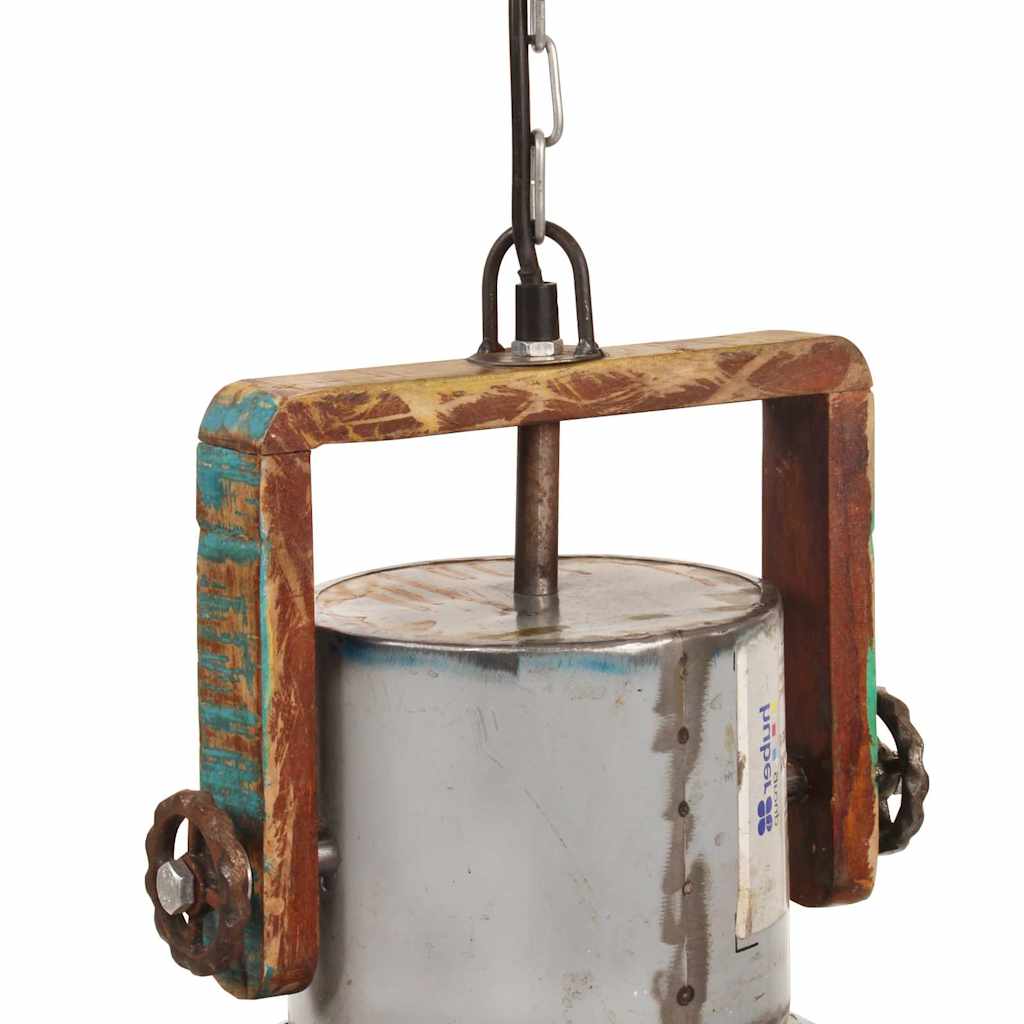 vidaXL Industrialna lampa wisząca, 25 W, kolorowa, okrągła, 40 cm, E27