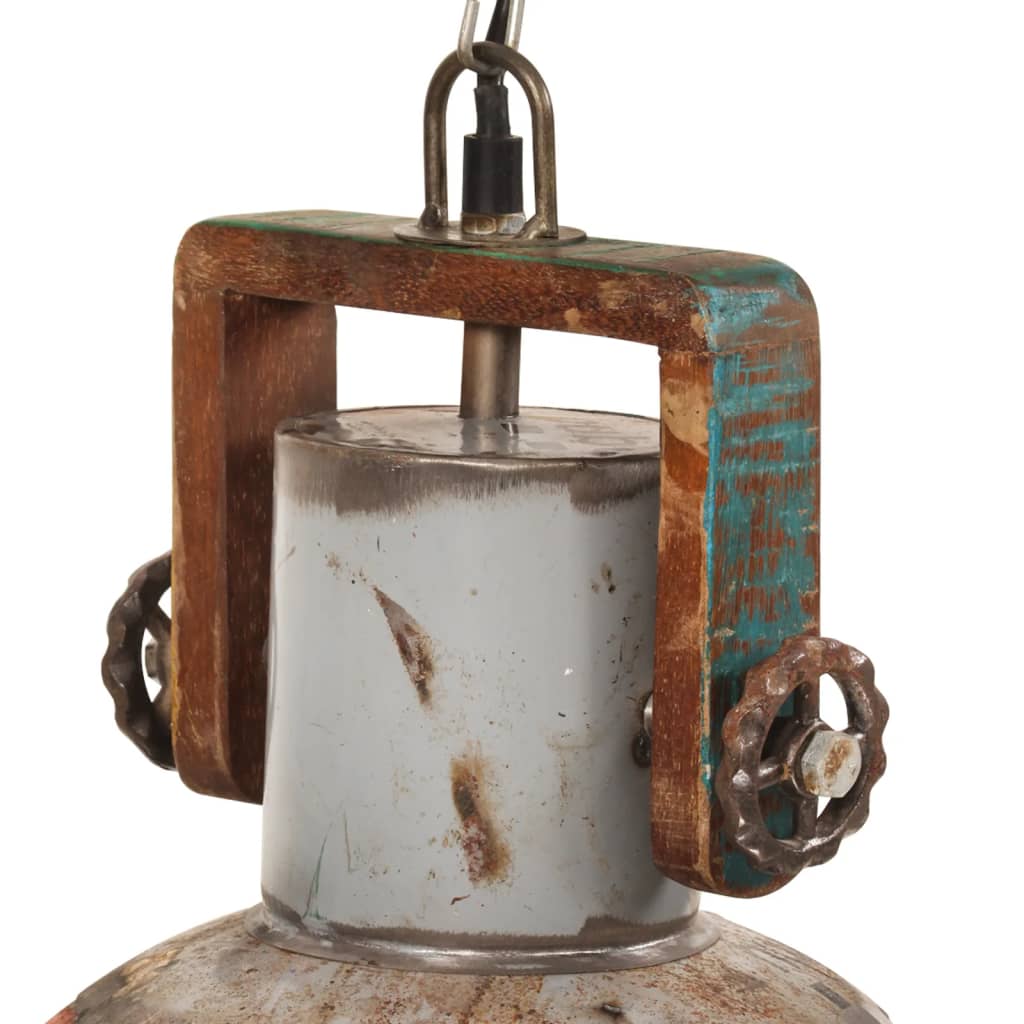 vidaXL Industrialna lampa wisząca, 25 W, kolorowa, okrągła, 30 cm, E27