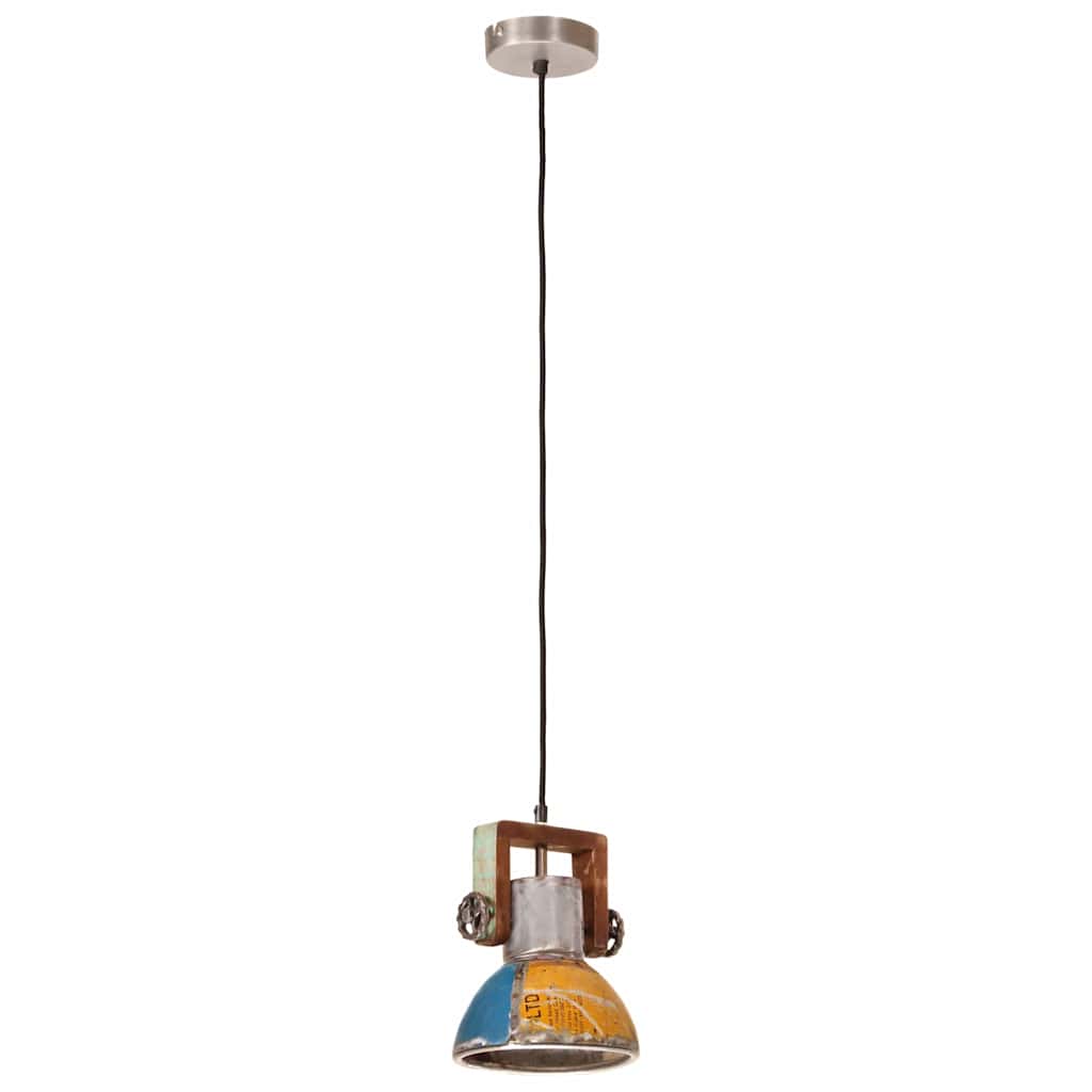 vidaXL Industrialna lampa wisząca, 25 W, kolorowa, okrągła, 19 cm, E27