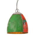 vidaXL Industrialna lampa wisząca, 25 W, kolorowa, okrągła, 42 cm, E27