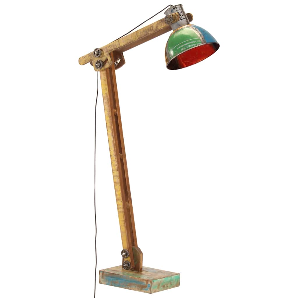 vidaXL Lampa podłogowa, kolorowa, E27