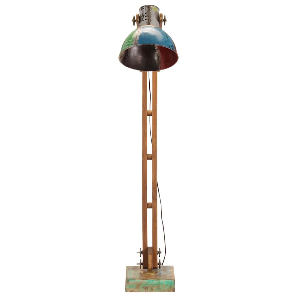 vidaXL Lampa podłogowa, kolorowa, E27
