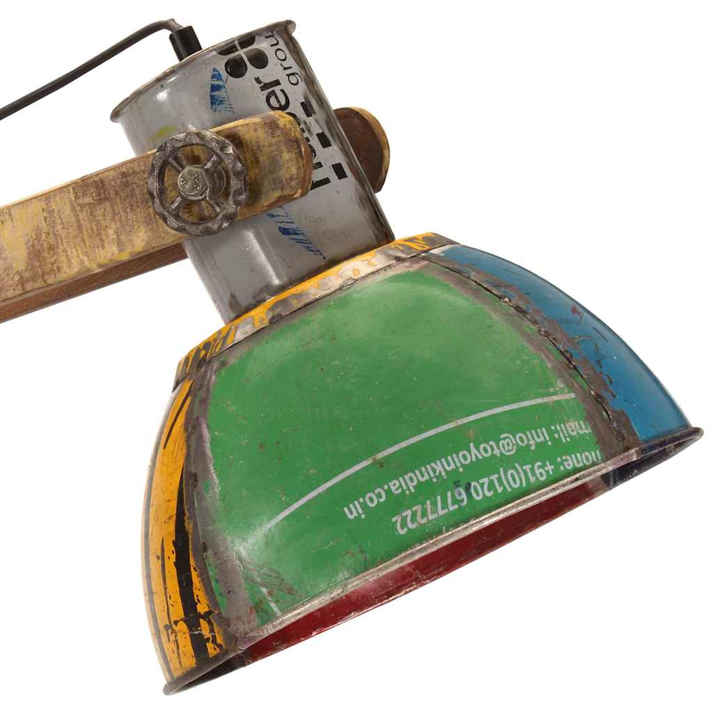 vidaXL Lampa podłogowa, kolorowa, E27