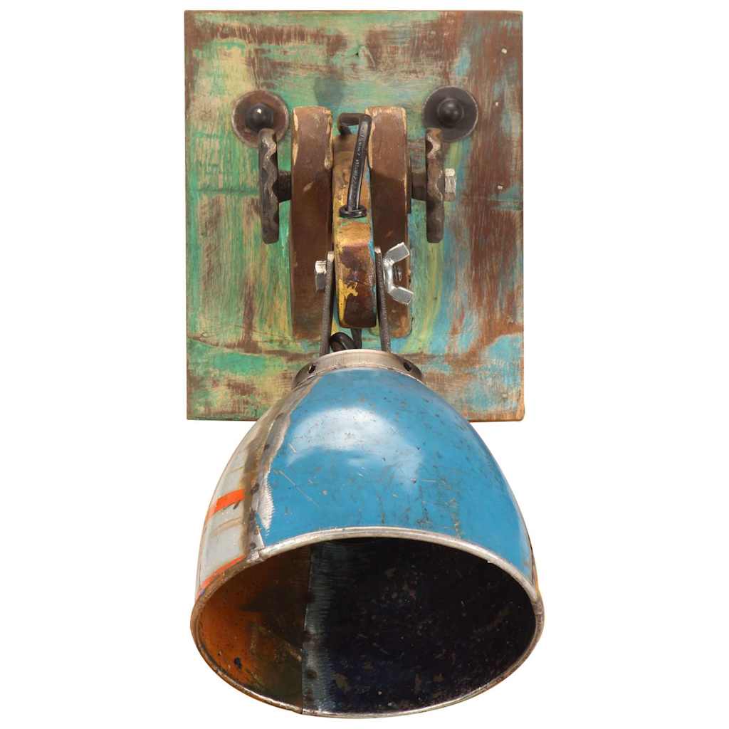 vidaXL Lampa ścienna w industrialnym stylu, kolorowa, okrągła, E27