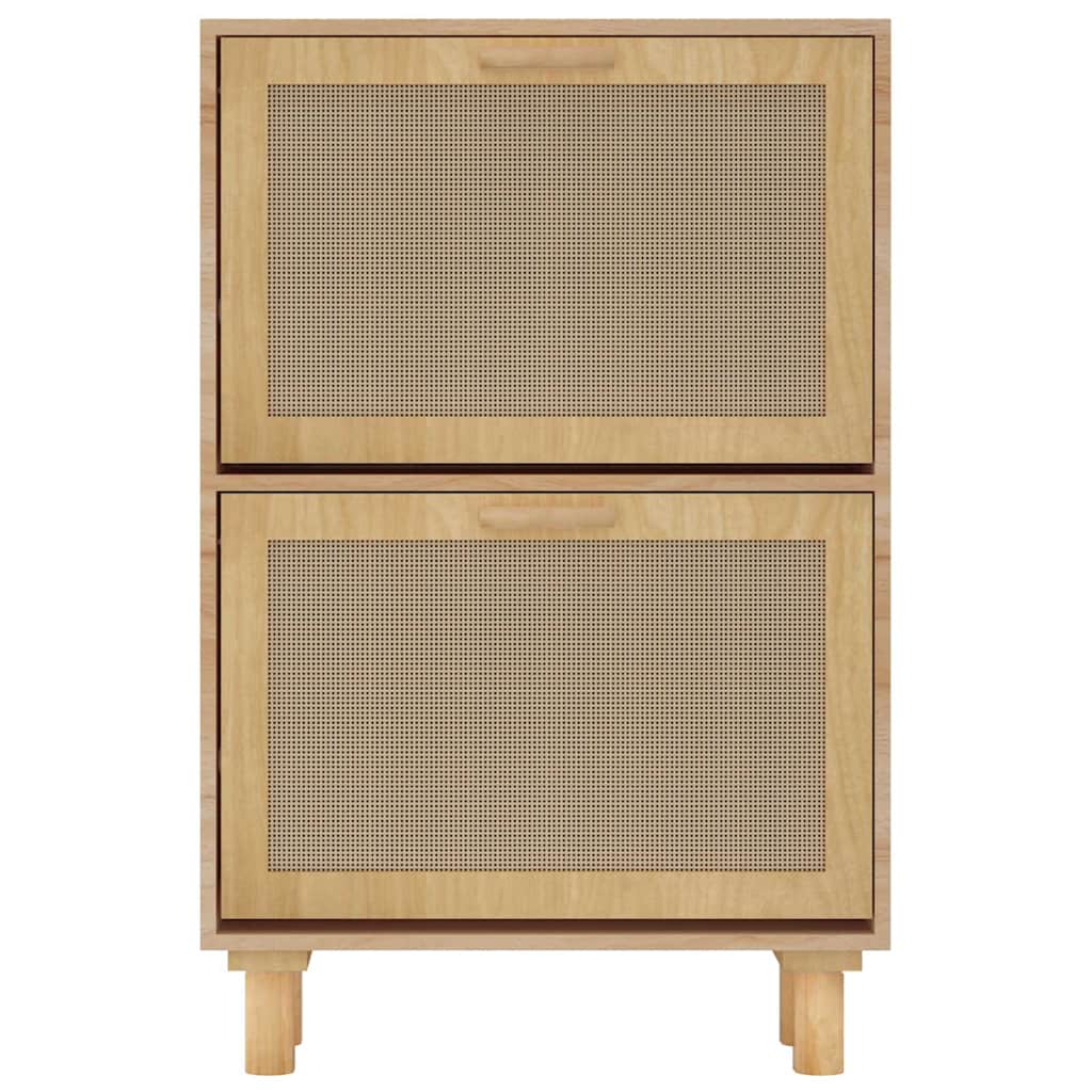 vidaXL Szafka na buty, brązowa, 52x25x80 cm, materiał drewnopochodny