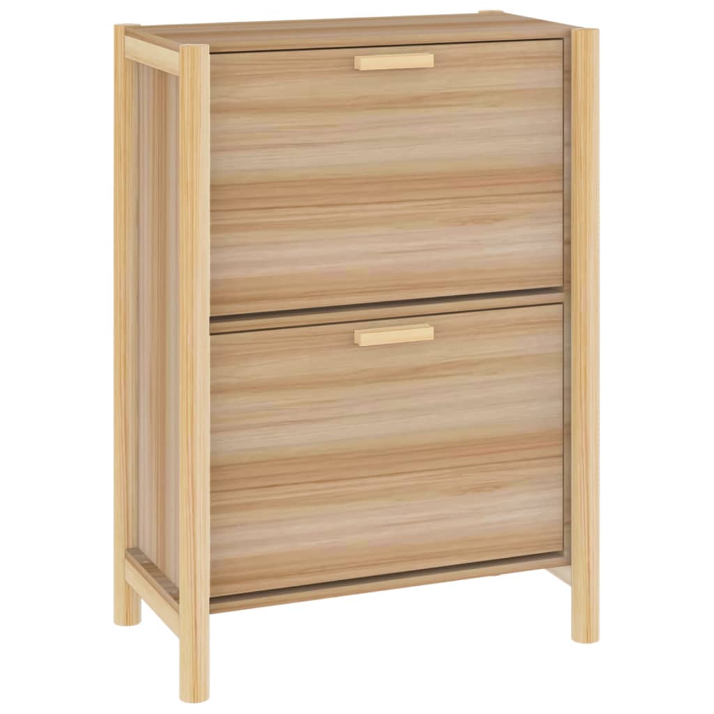 vidaXL Szafka na buty, 57,5x33x80 cm, materiał drewnopochodny