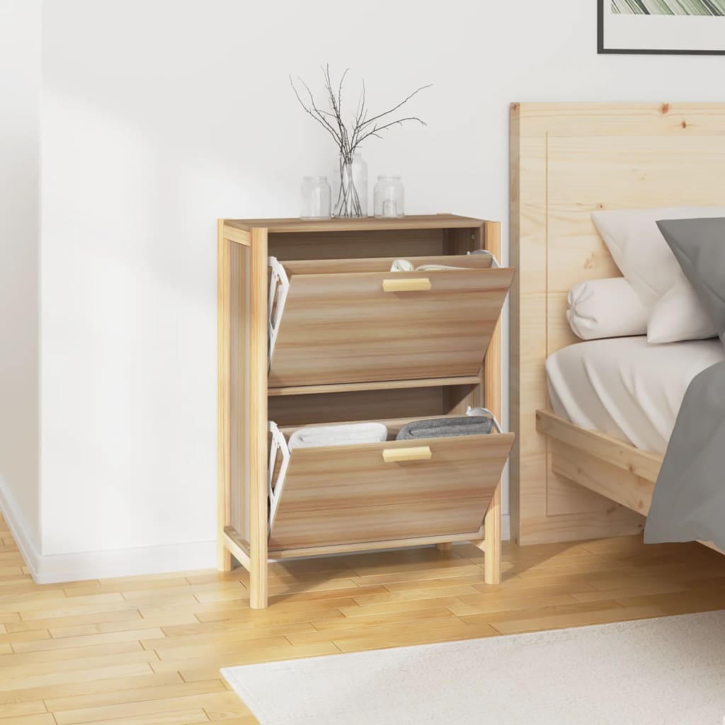 vidaXL Szafka na buty, 57,5x33x80 cm, materiał drewnopochodny