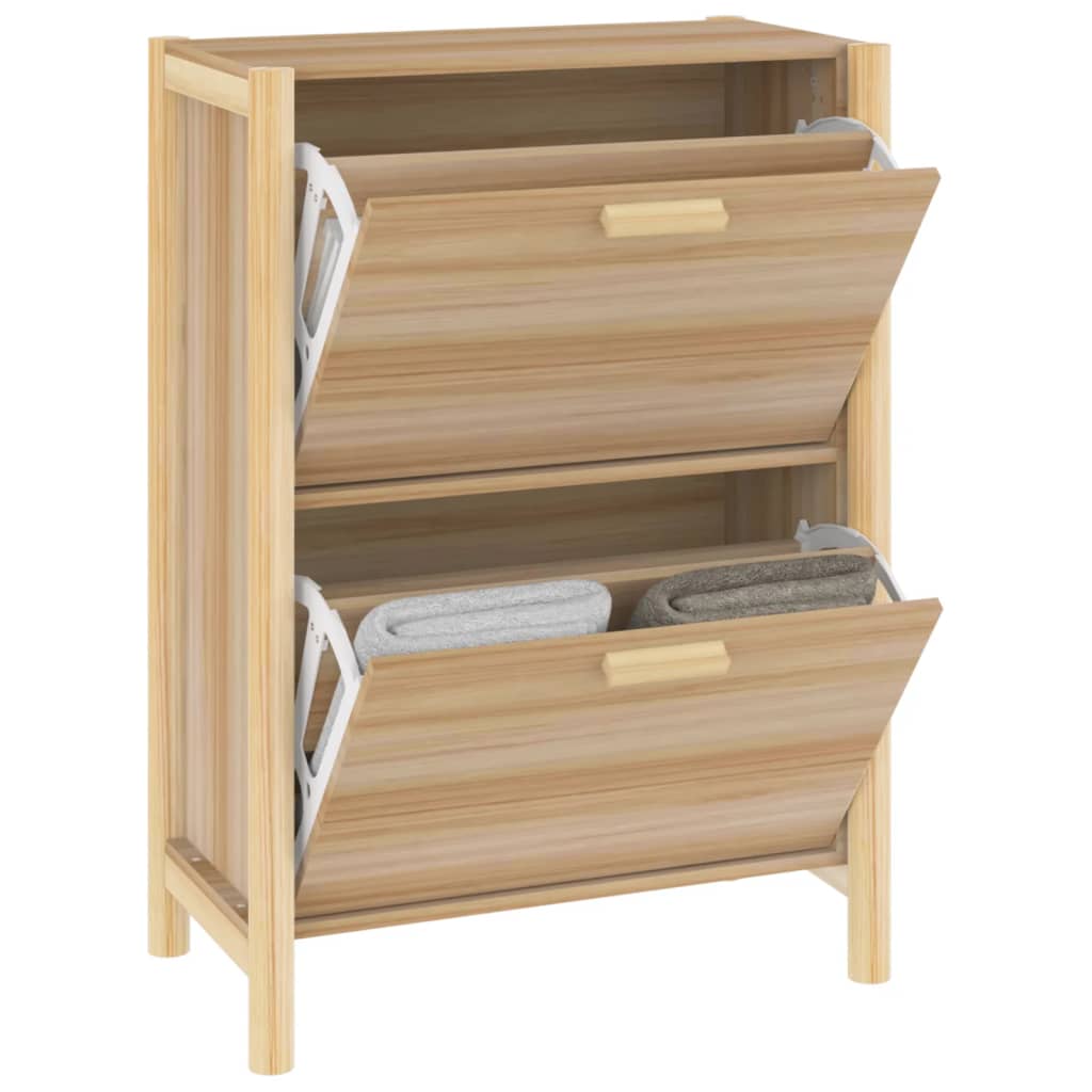 vidaXL Szafka na buty, 57,5x33x80 cm, materiał drewnopochodny