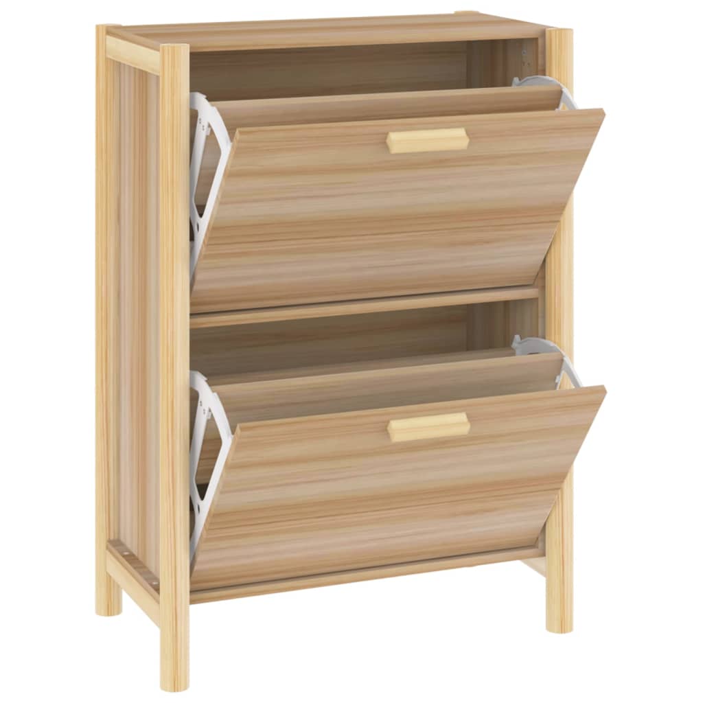 vidaXL Szafka na buty, 57,5x33x80 cm, materiał drewnopochodny