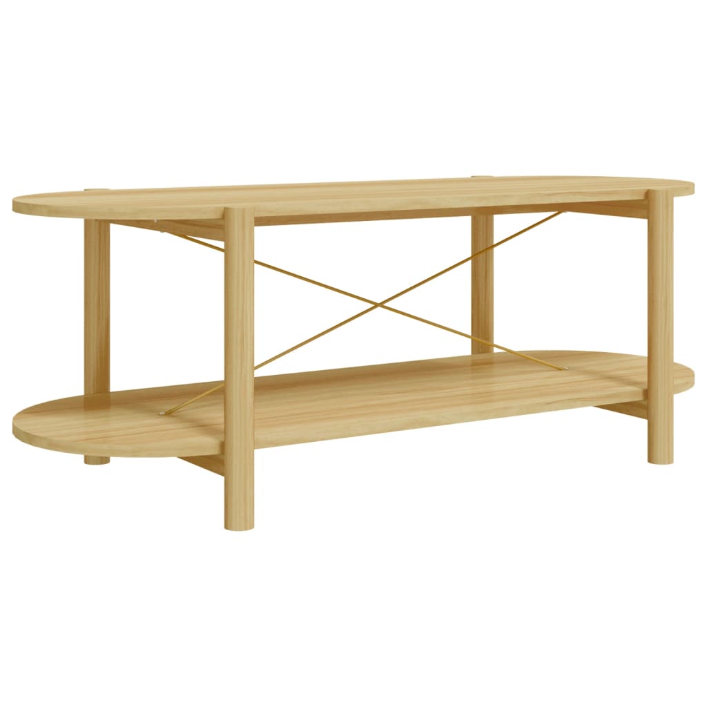 vidaXL Stolik kawowy, 110x48x40 cm, materiał drewnopochodny
