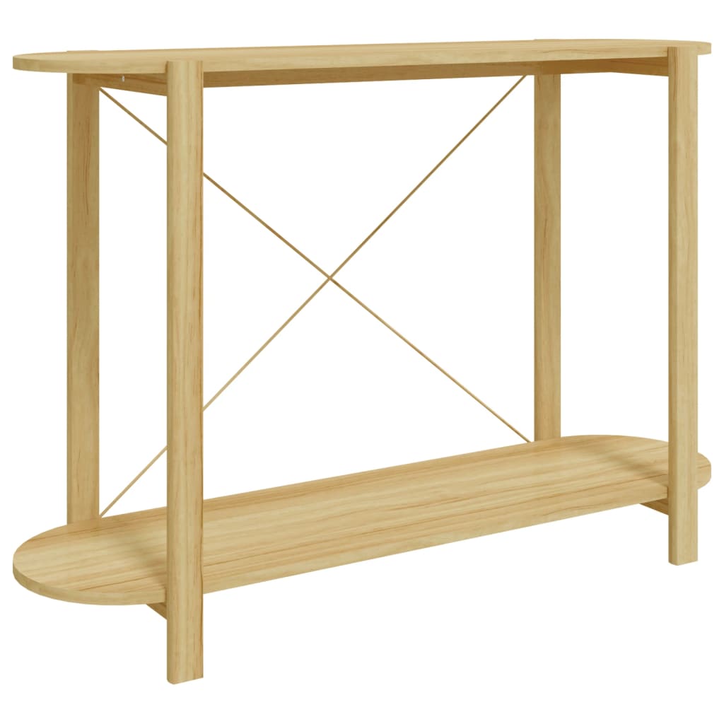 vidaXL Stolik konsolowy, 110x38x75 cm, materiał drewnopochodny