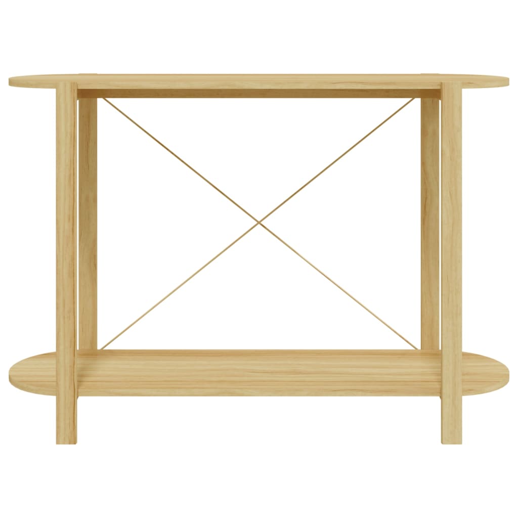vidaXL Stolik konsolowy, 110x38x75 cm, materiał drewnopochodny