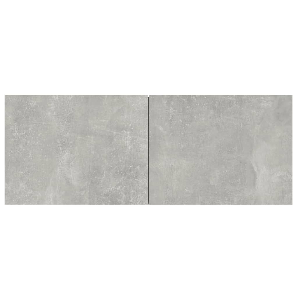 vidaXL Ścienne szafki TV, 4 szt., szarość betonu, 80x30x30 cm