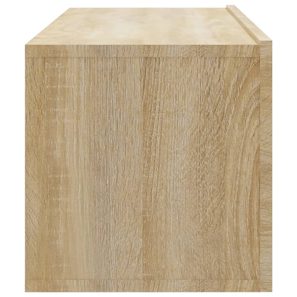 vidaXL Szafki ścienne TV, 4 szt., dąb sonoma, 100x30x30 cm