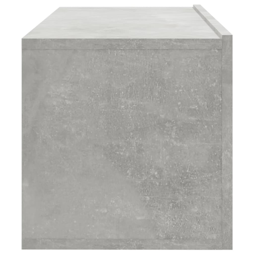 vidaXL Szafki ścienne pod TV, 4 szt., betonowa szarość, 100x30x30 cm