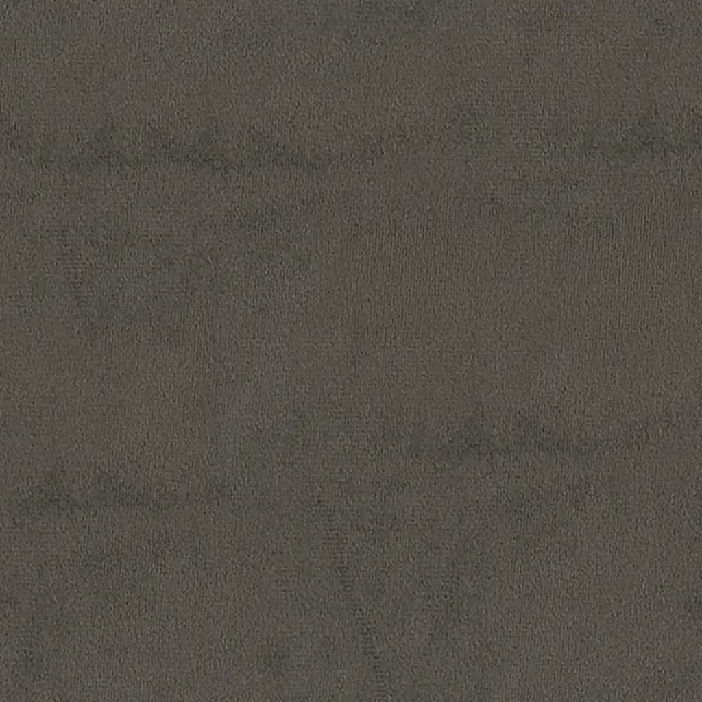 vidaXL Obrotowe krzesła stołowe, 2 szt., ciemnoszare, aksamitne