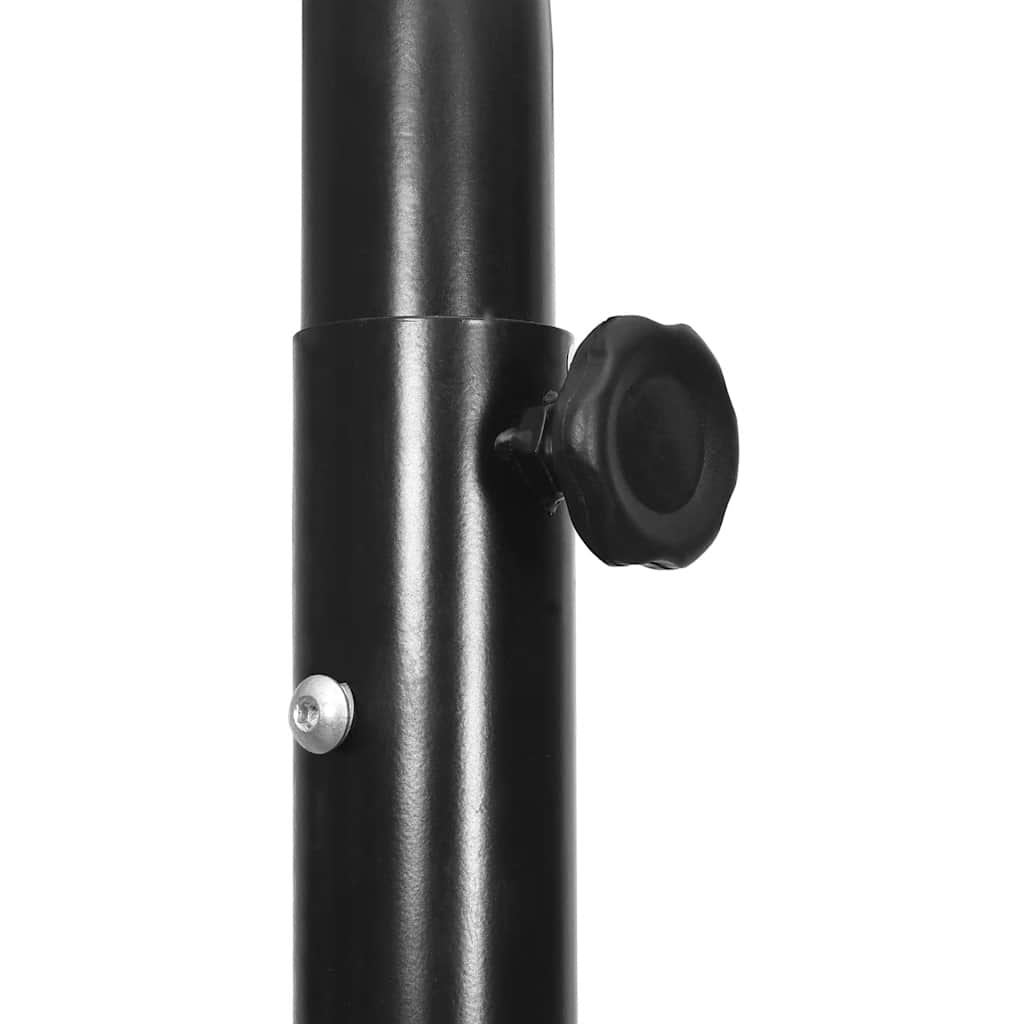 vidaXL Stojak do koszykówki, biały, 237-307 cm, polietylen