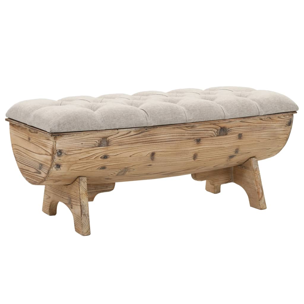 vidaXL Ławka magazynowa 103 cm z litego drewna jodłowego