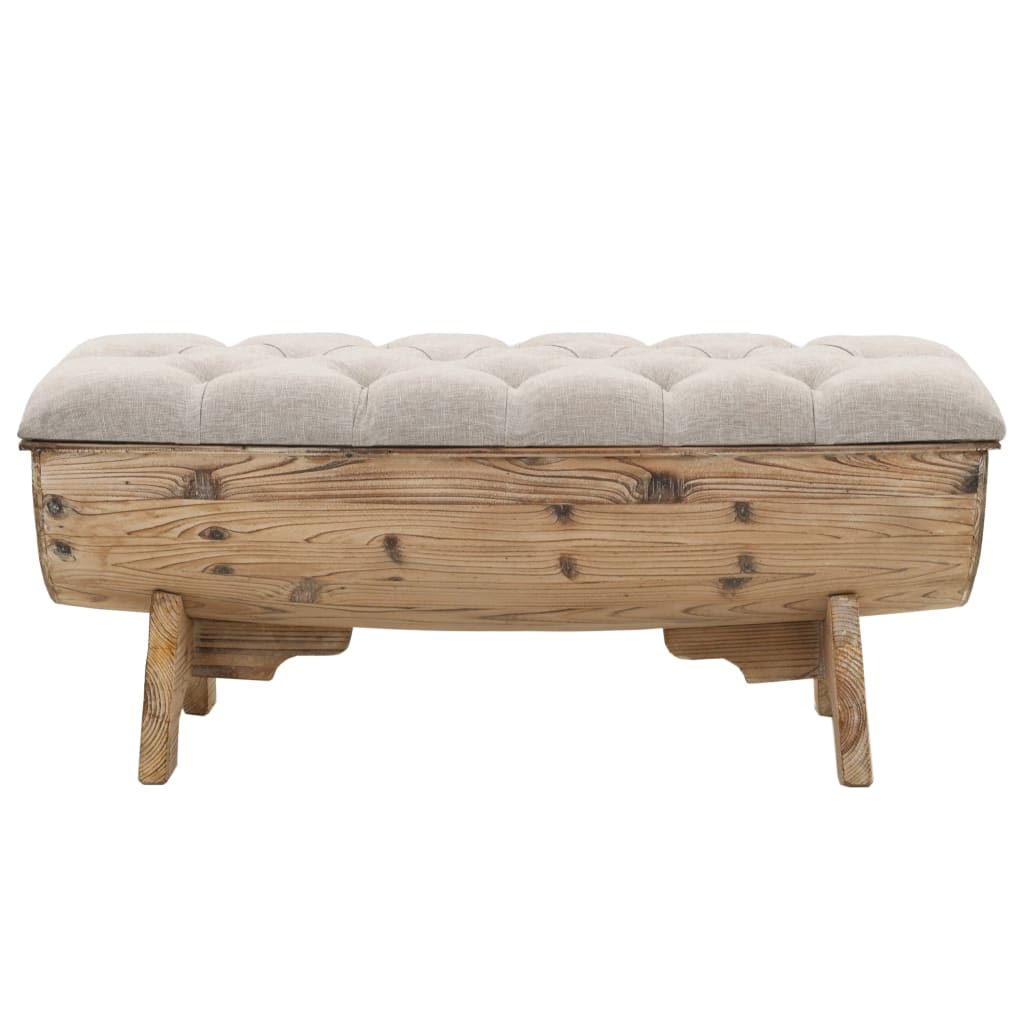 vidaXL Ławka magazynowa 103 cm z litego drewna jodłowego
