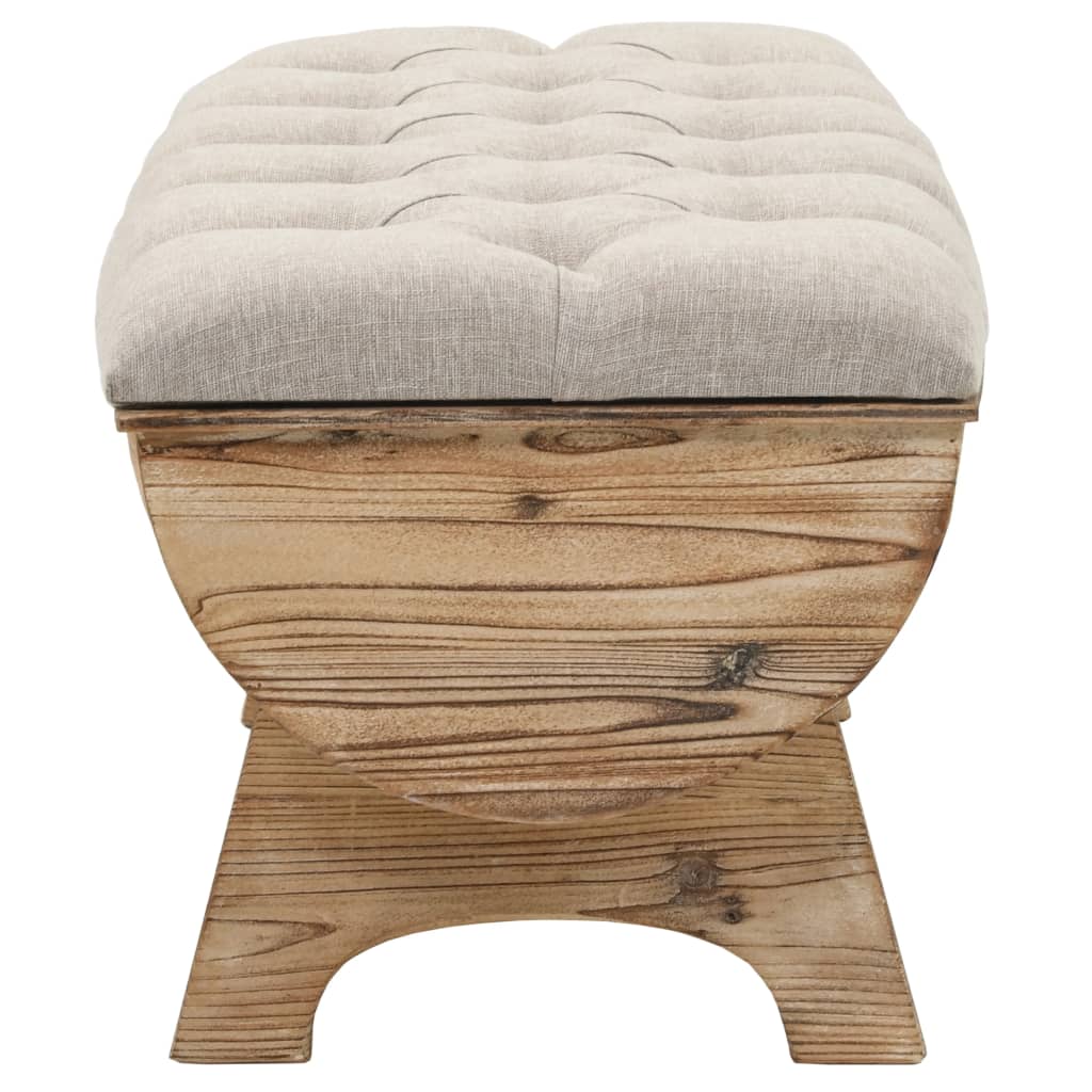 vidaXL Ławka magazynowa 103 cm z litego drewna jodłowego