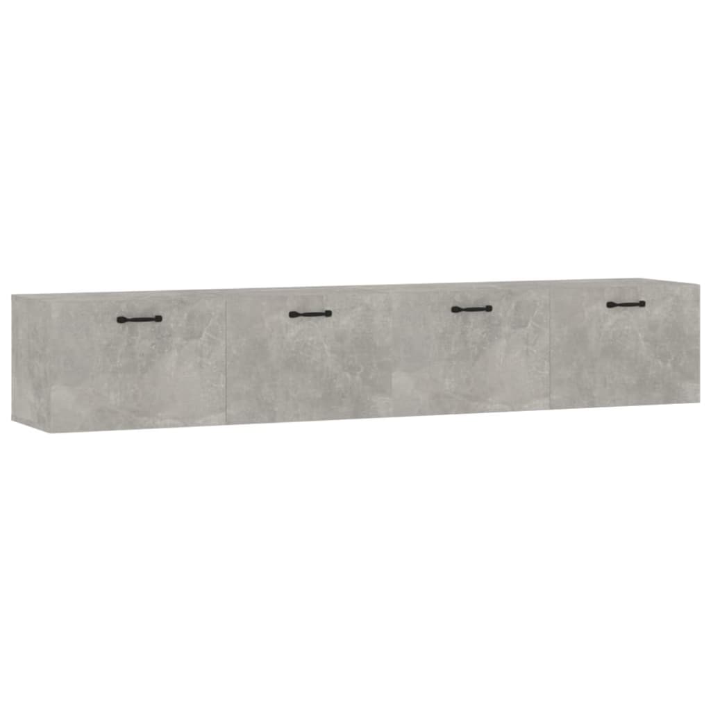 vidaXL Szafki wiszące, 2 szt., szarość betonu, 100x36,5x35 cm