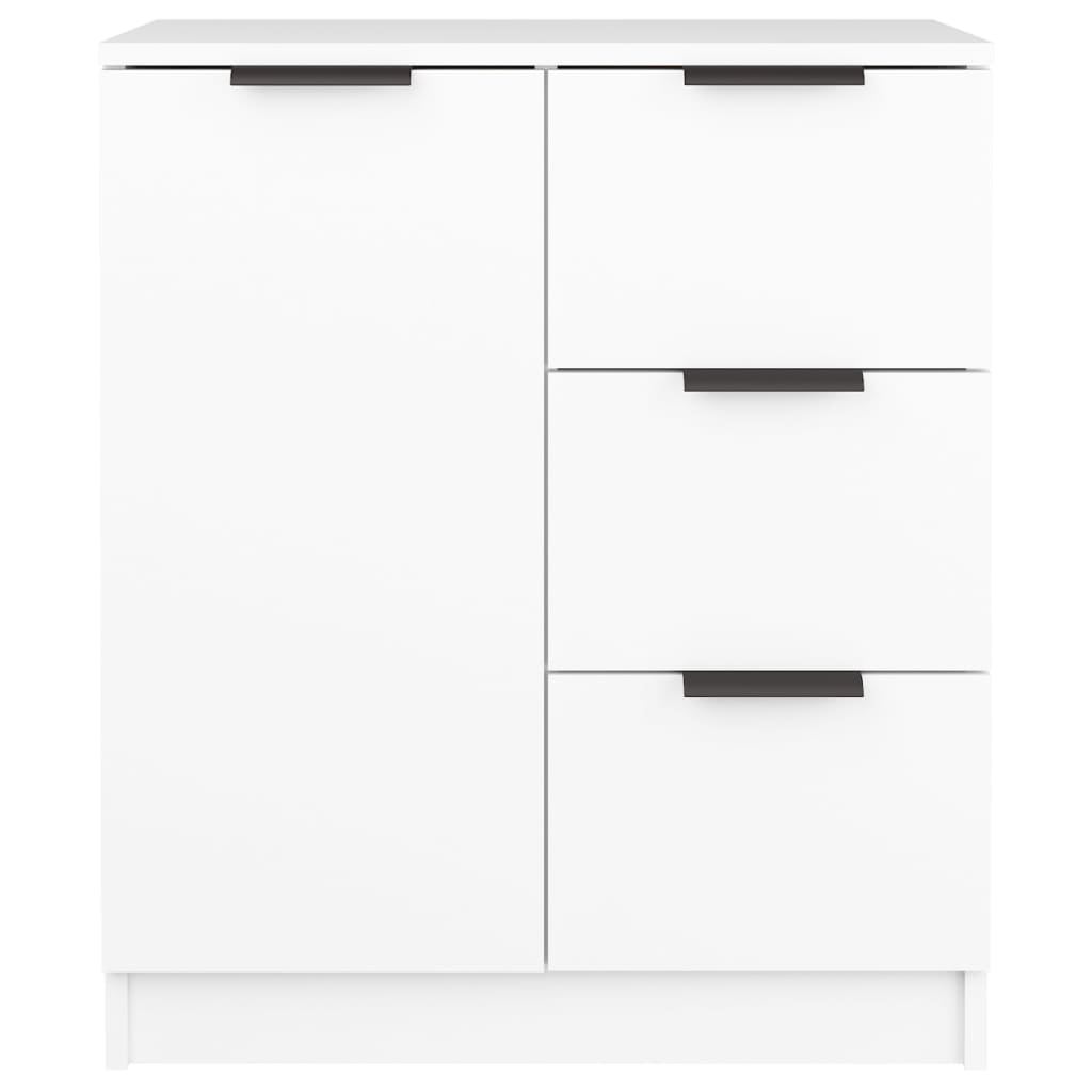 vidaXL Komody, 2 szt., białe, 60x30x70 cm, materiał drewnopochodny