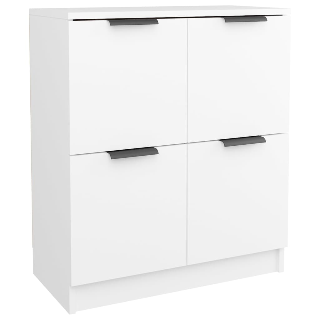vidaXL Komody, 2 szt., białe, 60x30x70 cm, materiał drewnopochodny
