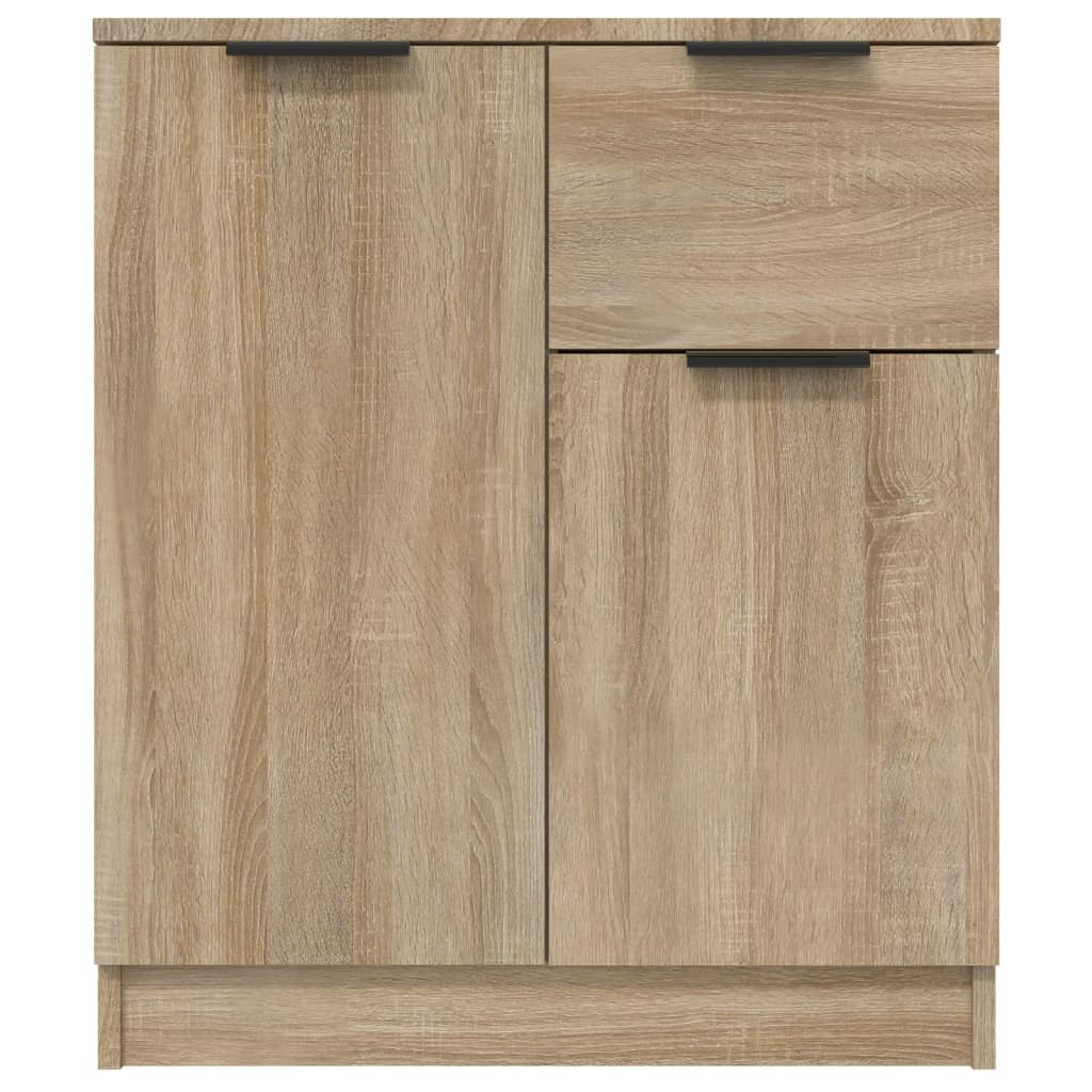 vidaXL Komody, 2 szt., dąb sonoma 60x30x70 cm, materiał drewnopochodny