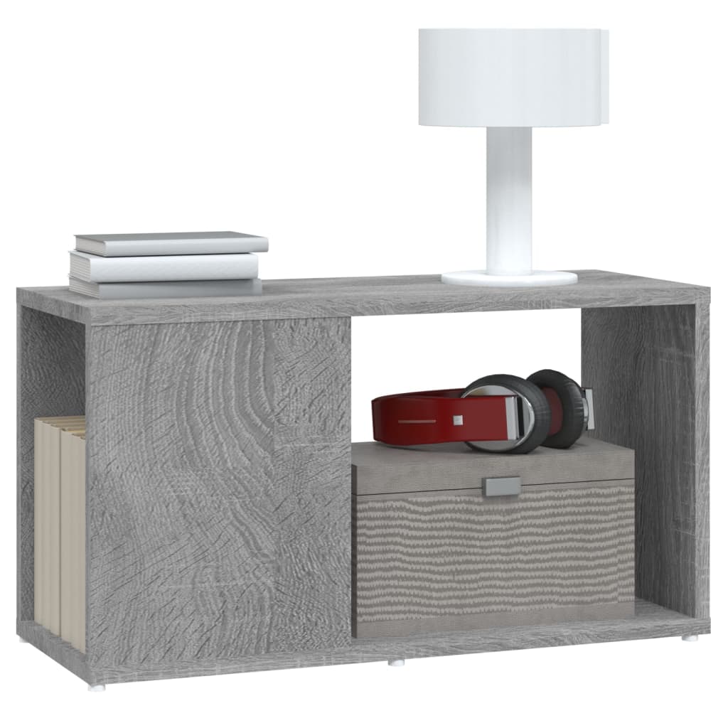 vidaXL Szafka pod TV, szary dąb sonoma, 60x24x32 cm