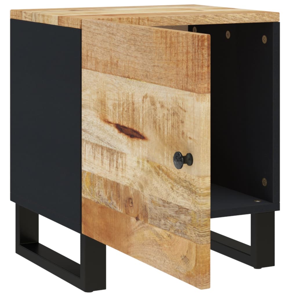 vidaXL Szafki nocne, 2 szt., 40x33x46 cm, lite drewno mango