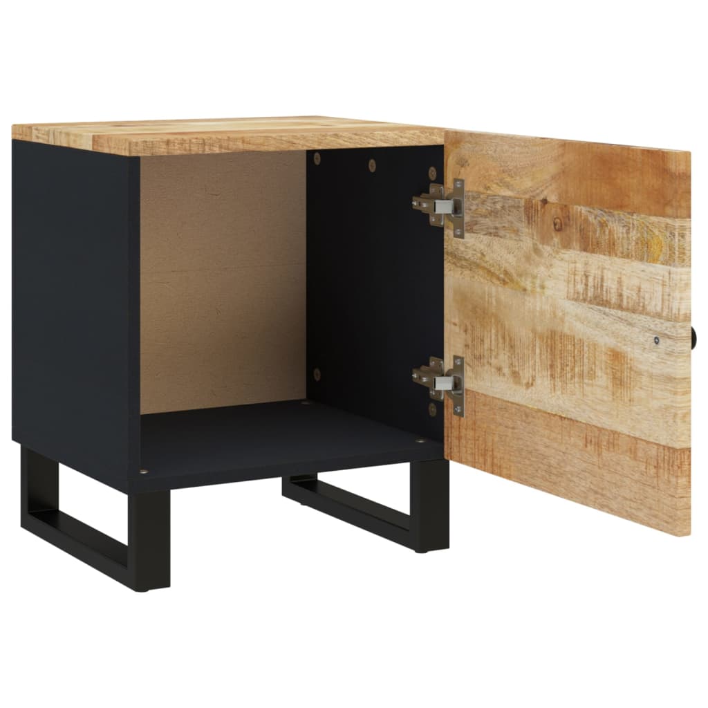 vidaXL Szafki nocne, 2 szt., 40x33x46 cm, lite drewno mango