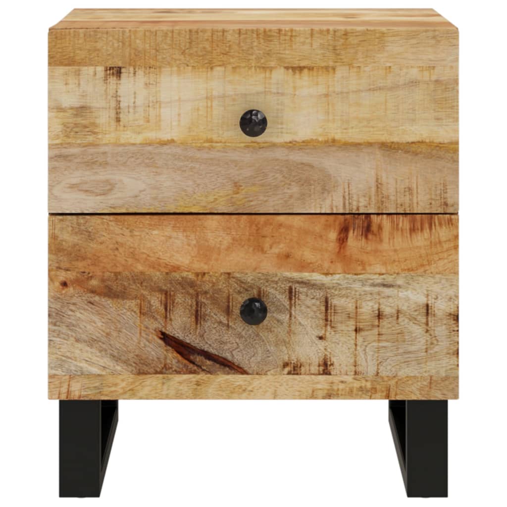 vidaXL Szafki nocne, 2 szt., 40x33x46 cm, lite drewno mango