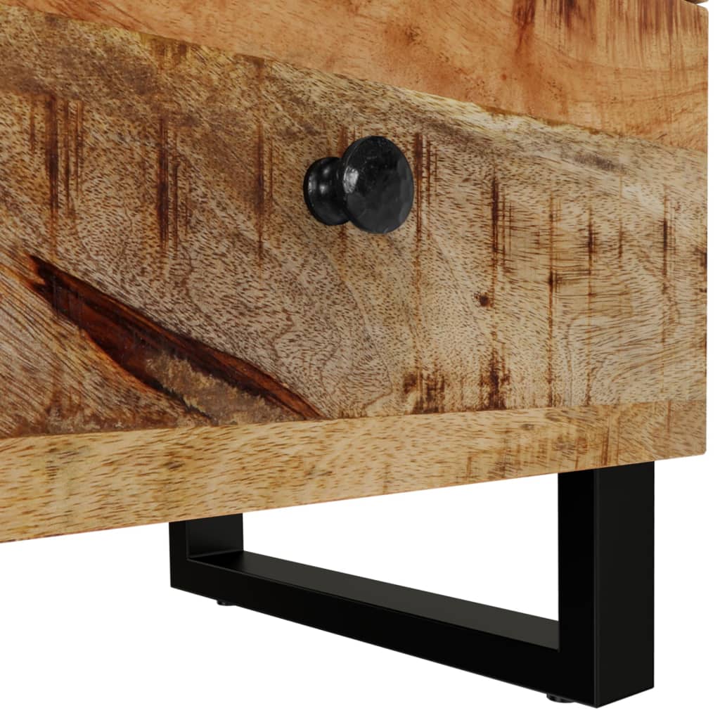 vidaXL Szafki nocne, 2 szt., 40x33x46 cm, lite drewno mango