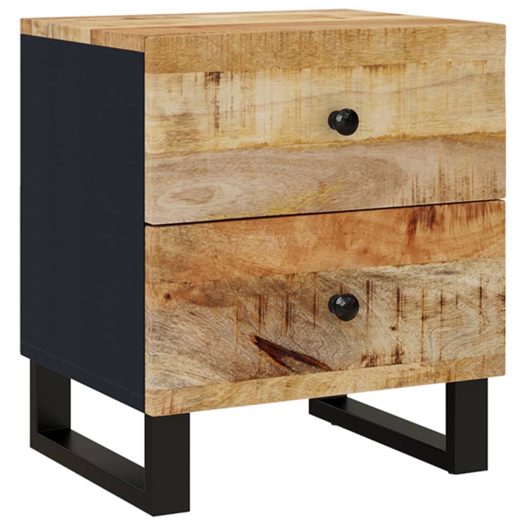 vidaXL Szafki nocne, 2 szt., 40x33x46 cm, lite drewno mango