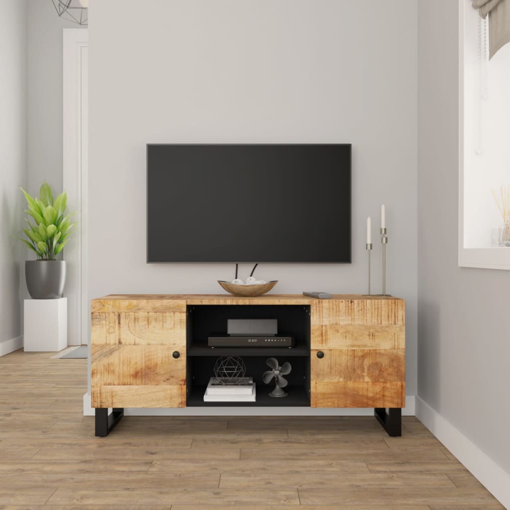 vidaXL Szafka pod telewizor, 105x33x46 cm, lite drewno mango