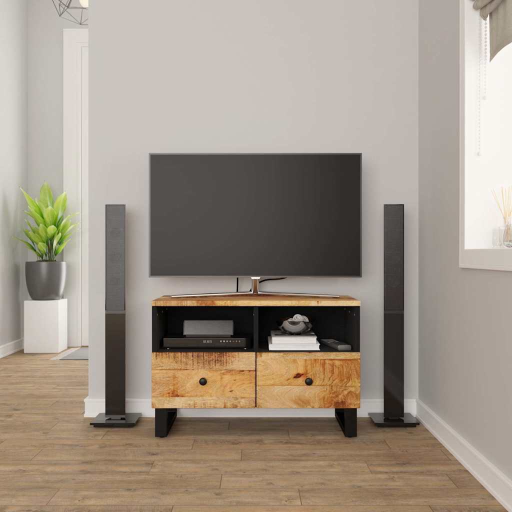 vidaXL Szafka pod telewizor, 70x33x46 cm, lite drewno mango