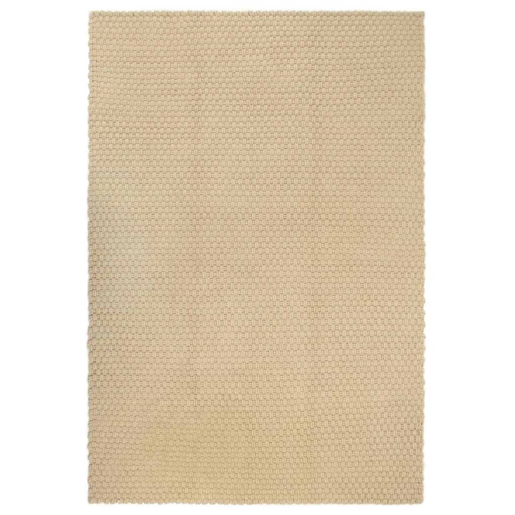 vidaXL Dywan prostokątny, naturalny, 160x230 cm, bawełna